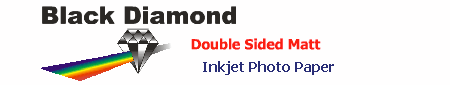 Black Diamond - Inkjet Photo Paper Double Sided (Matt)